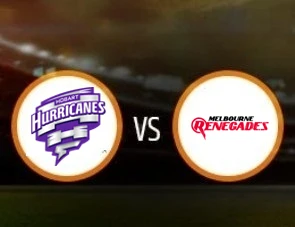 Hobart Hurricanes vs Melbourne Renegades BBL T20 Match Prediction